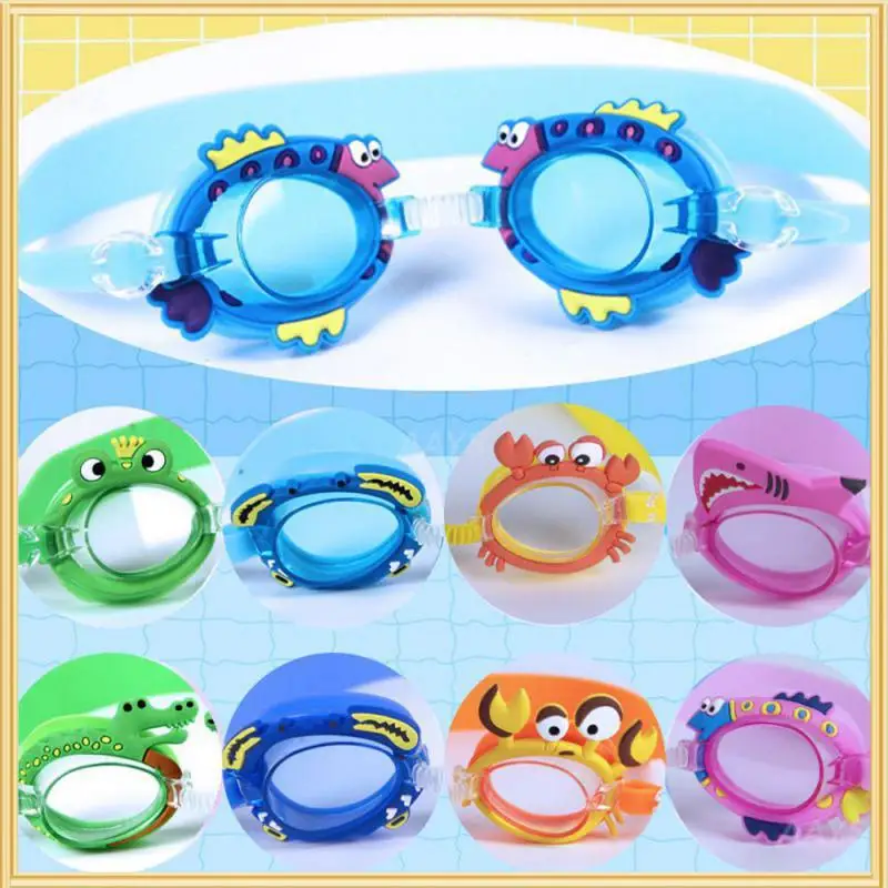 

Swimming Goggles Waterproof Childrens Swimming Goggles Mirror Ring Environmental Protection High Elastic Silicone Anti-fog 55g