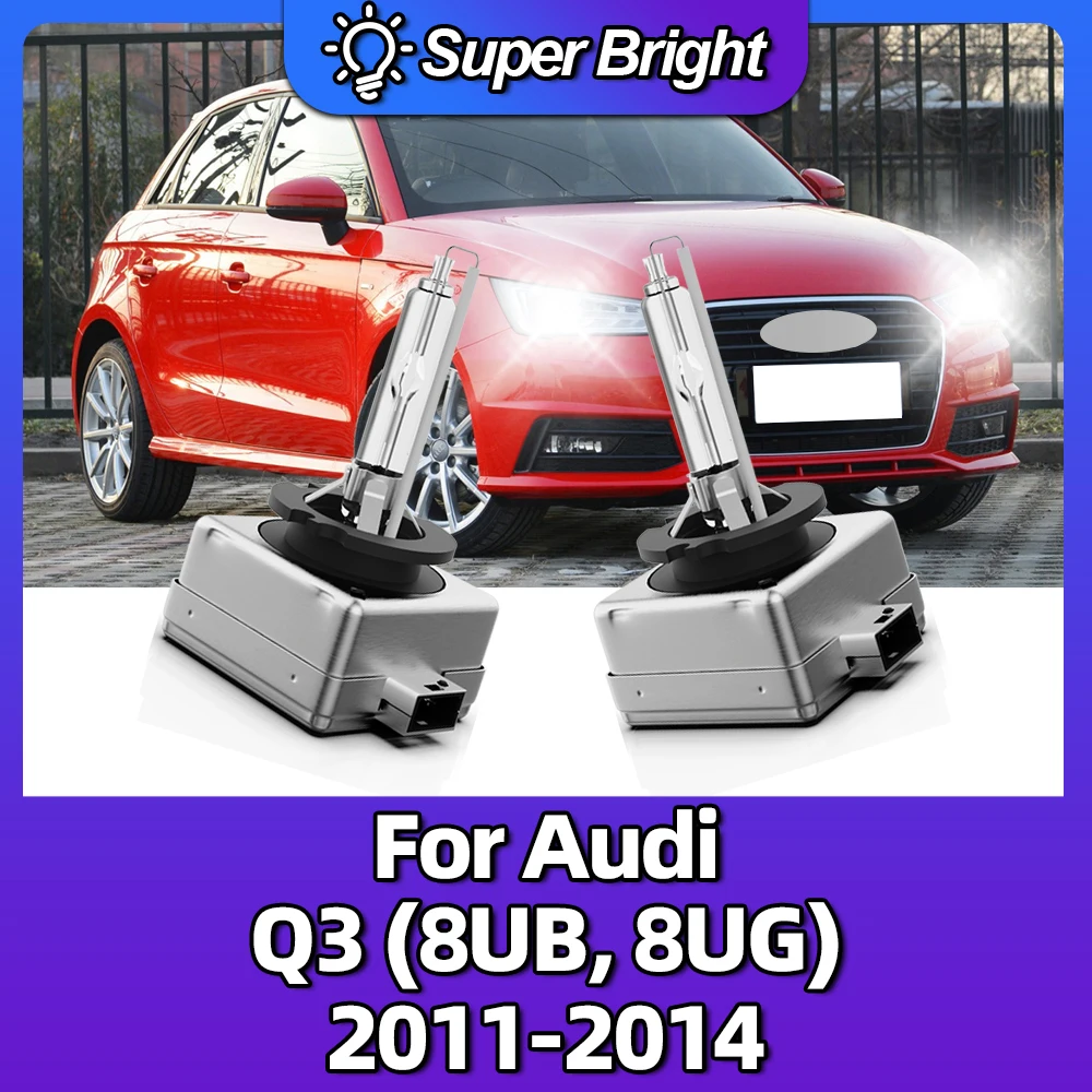 2 шт. автомобильные ксеноновые лампы для Audi Q3 (8UB 8UG) 6000 2011 2012