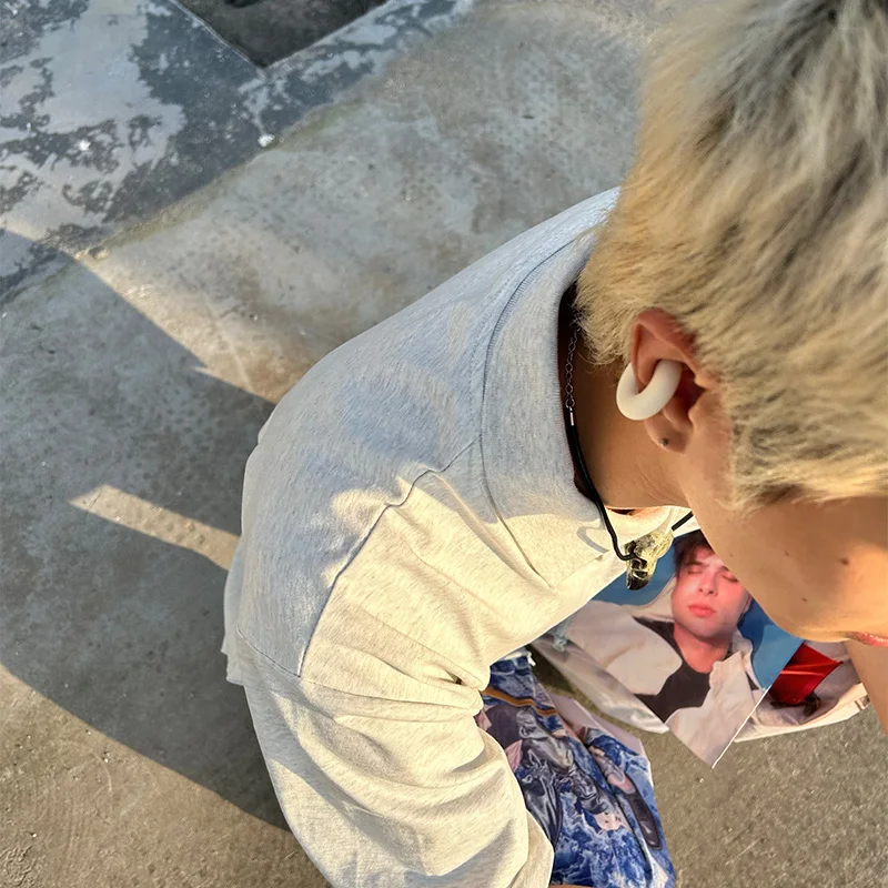 Новинка 2024 акриловый зажим для ушей в стиле киберпанк ювелирные изделия мужчин и