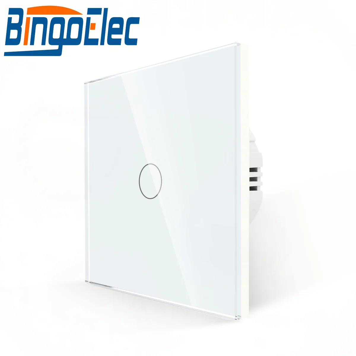 

EU AC100-240V Tempered Black White Crystal Glass Touch Switch Panel Wall Light Sensor Button 1/2/3 Gang 10A Interruptor