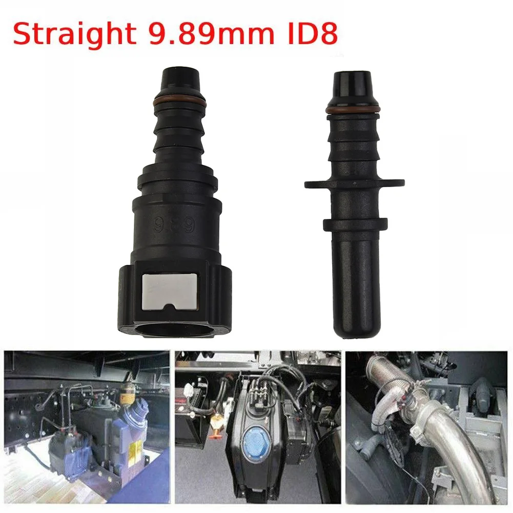 

1 Carburetor Car Fuel Line Hose Pipe Coupler Female 9.89mm ID8 Straight Quick Release Connect 1 Set Fuel Line Hose Quick Releas