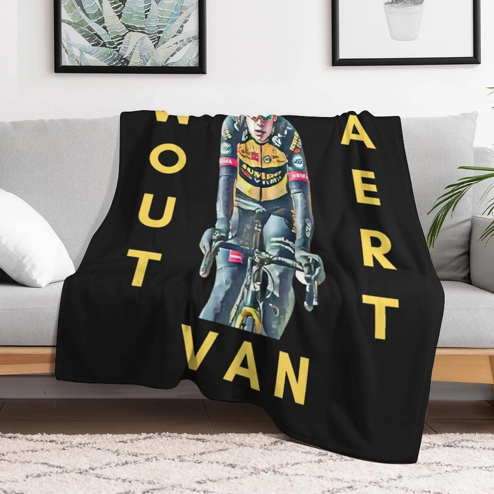 Фото Плед Wout Van Aert Essential, мягкий и теплый плед, подарок для дедушки и бабушки №2