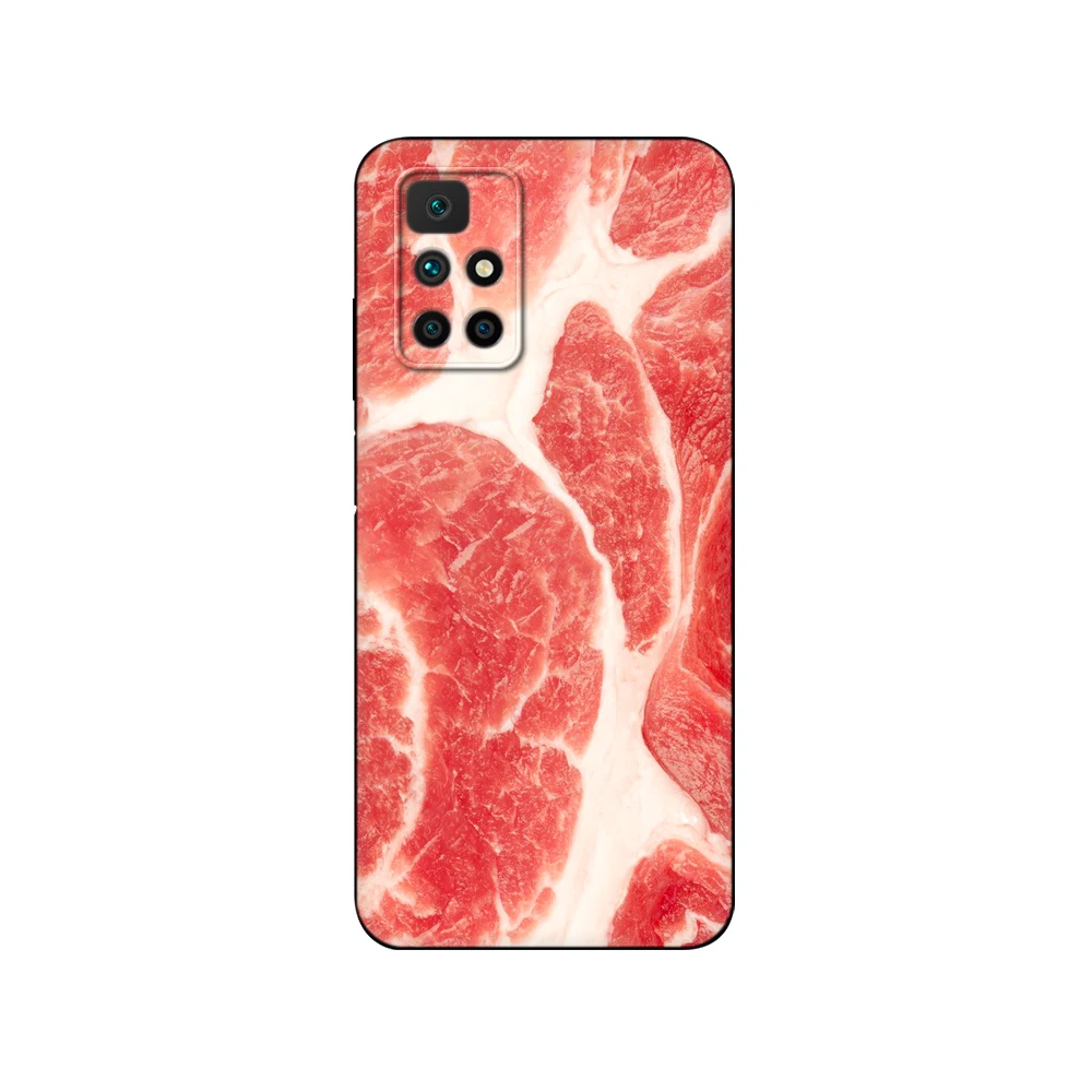 Черный чехол из ТПУ для Xiaomi Redmi 9T Note 10 5G 4G Pro 10S еды печенья шоколада мяса - купить по