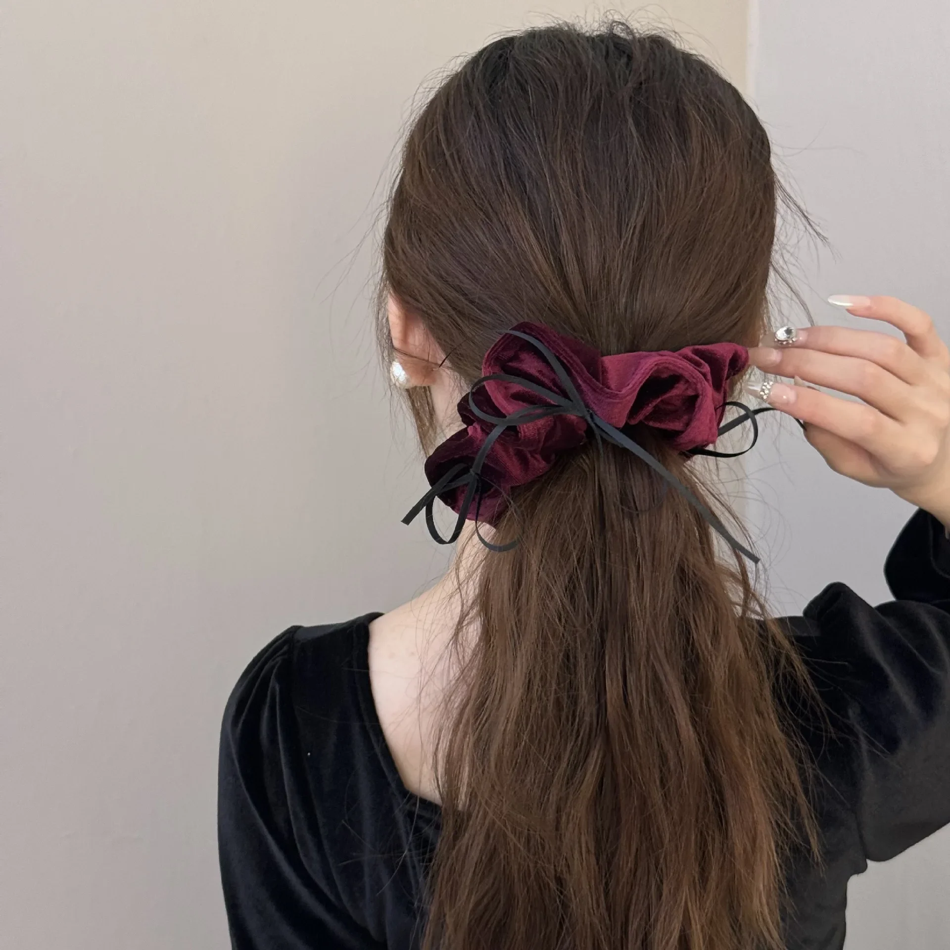 Большие аксессуары для волос девочек и женщин резинки галстуки-бабочки