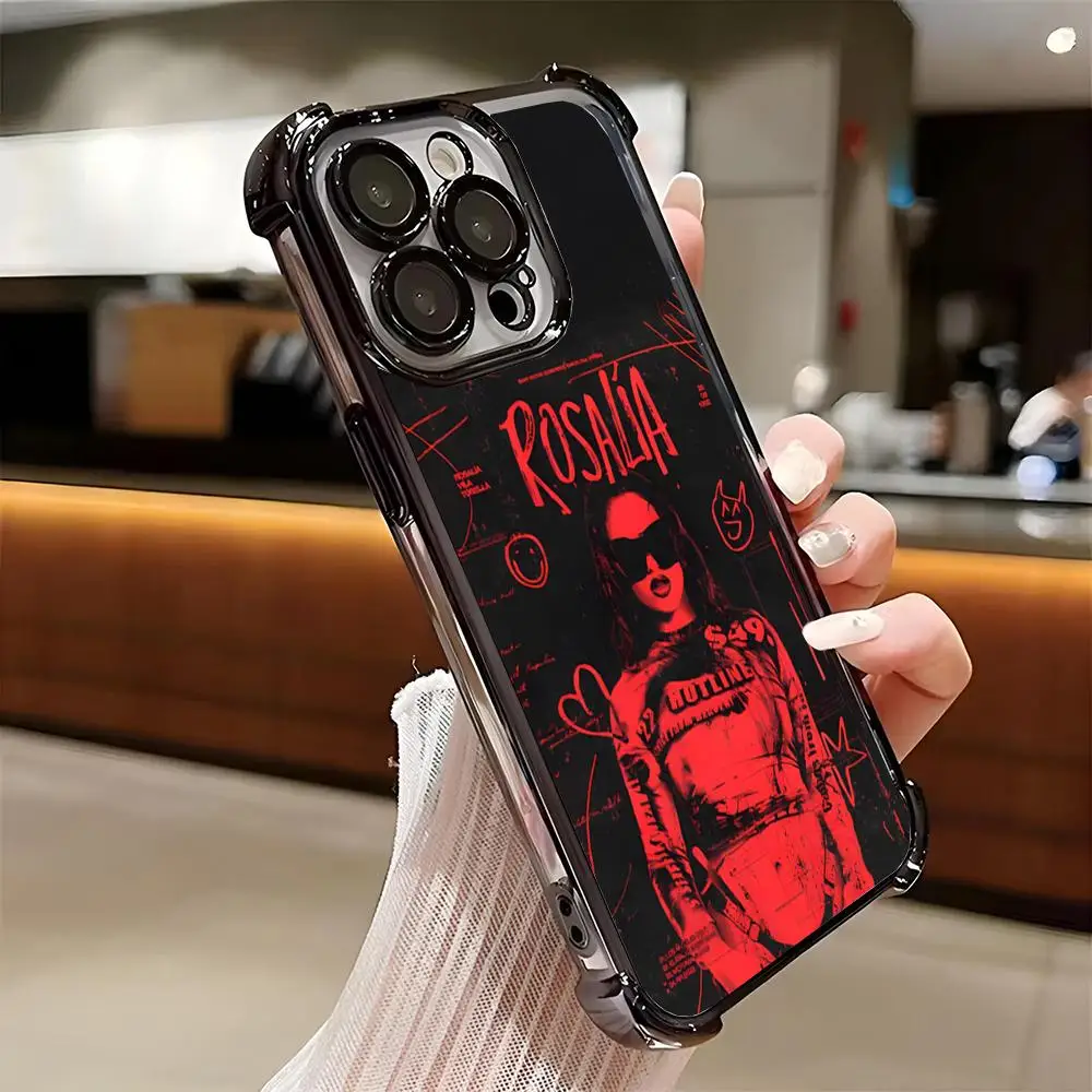 Чехол для телефона Singer Rosalia Lux с покрытием для iPhone 17 Pro Max, 16E, 15, 14 Plus, 13, 12, 11 Air, противоударный, с воздушной подушкой, мягкий чехол (art.: 3920db9e315eb) - 3920db9e315eb