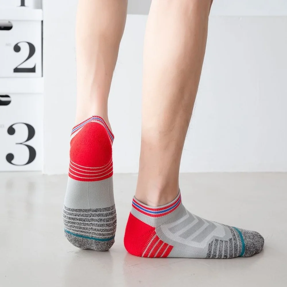 5 Pairs Professional High Quality Casual Men and Women Athletic Socks Foot Terry Thickened Nylon Outdoor Running Sports Socks