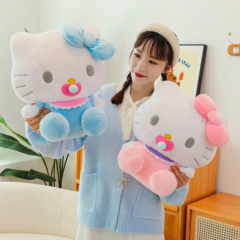 

Hello Kitty Sanrio мультфильм кавайная плюшевая Аниме Кукла тряпичная кукла украшение для дома для девочек Рождественский плюшевый подарок