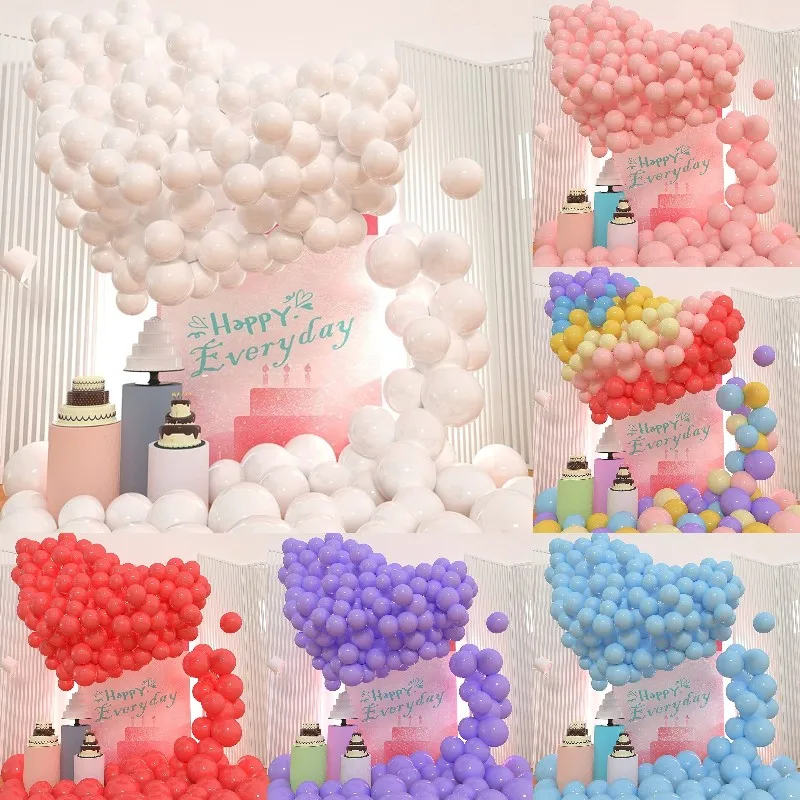 

100pcs 10Inch Pastel Latex Colorful Balloons Macaron Pink Blue Ballon Wedding Birthday Party Kids Baby Shower Decoration Globos