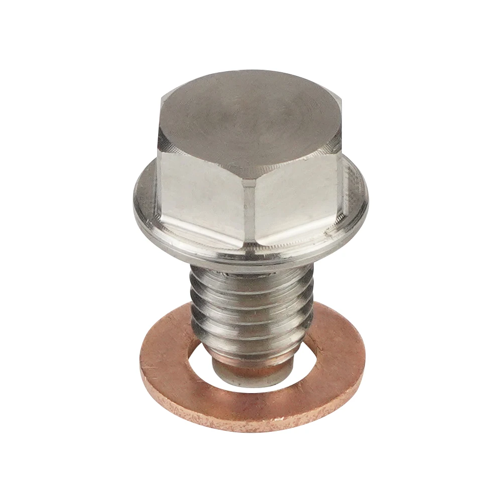 

Масляная отстойная гайка m12x1, 25 M14x1, 5 m16x1, 5 m18x1, 5 из нержавеющей стали, серебряные автозапчасти, автомобильные аксессуары