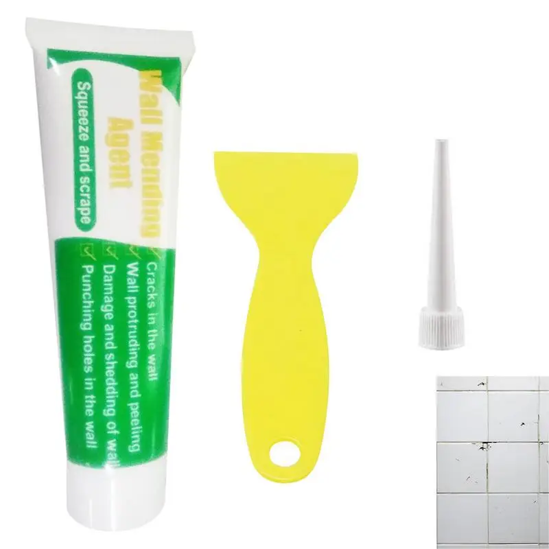 

Spackle Wall Repair Kit Plaster Wall Repair Safe Spackle Wall Repair Kit With Scraper Plaster Scratch Wall Mending Agent Quick