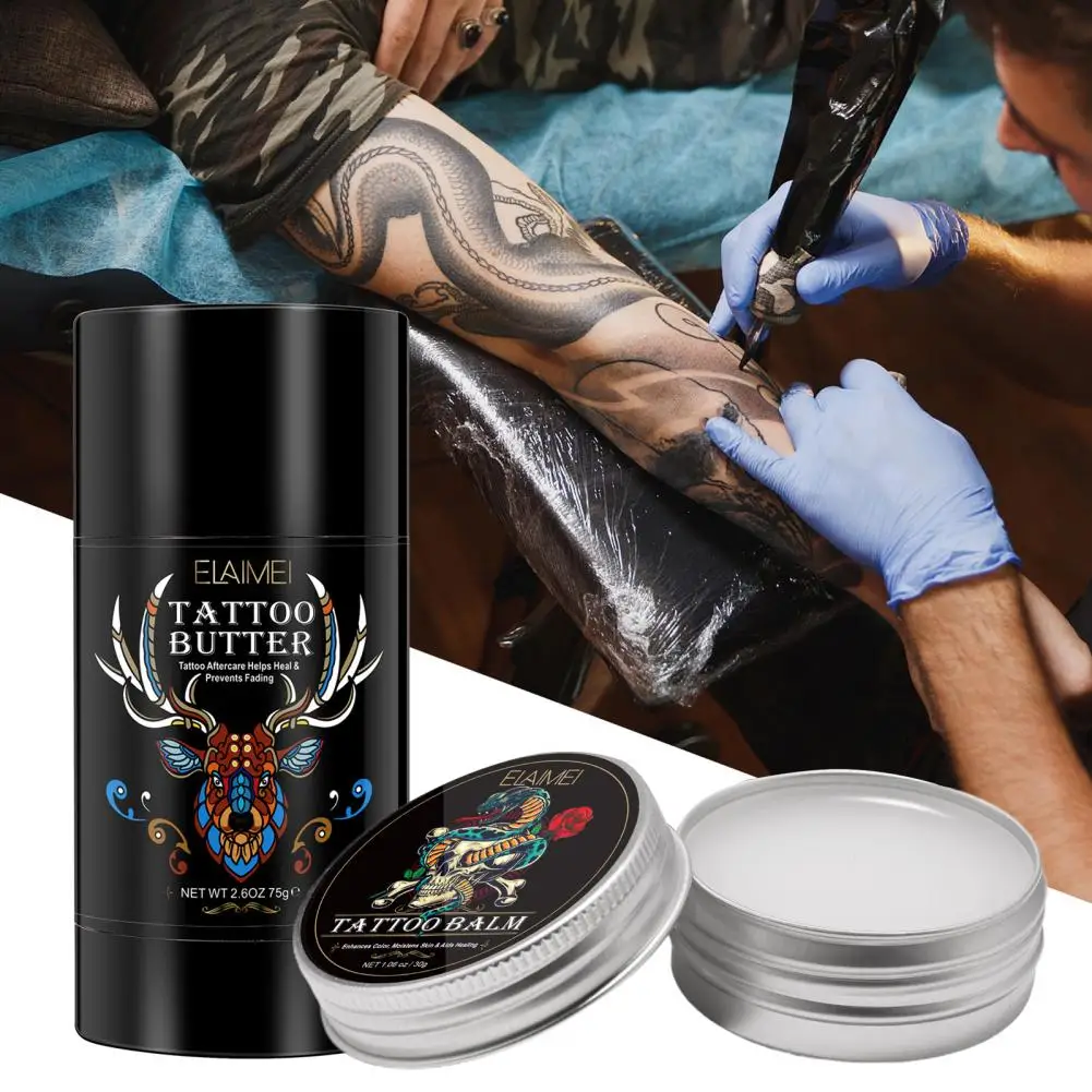 

30/75g Tattoo Care Butter Quick Effect Waterproof Safe No Irritation Moisturize Gentle Tattoo Moisturizer Skin Tattoo Supplies