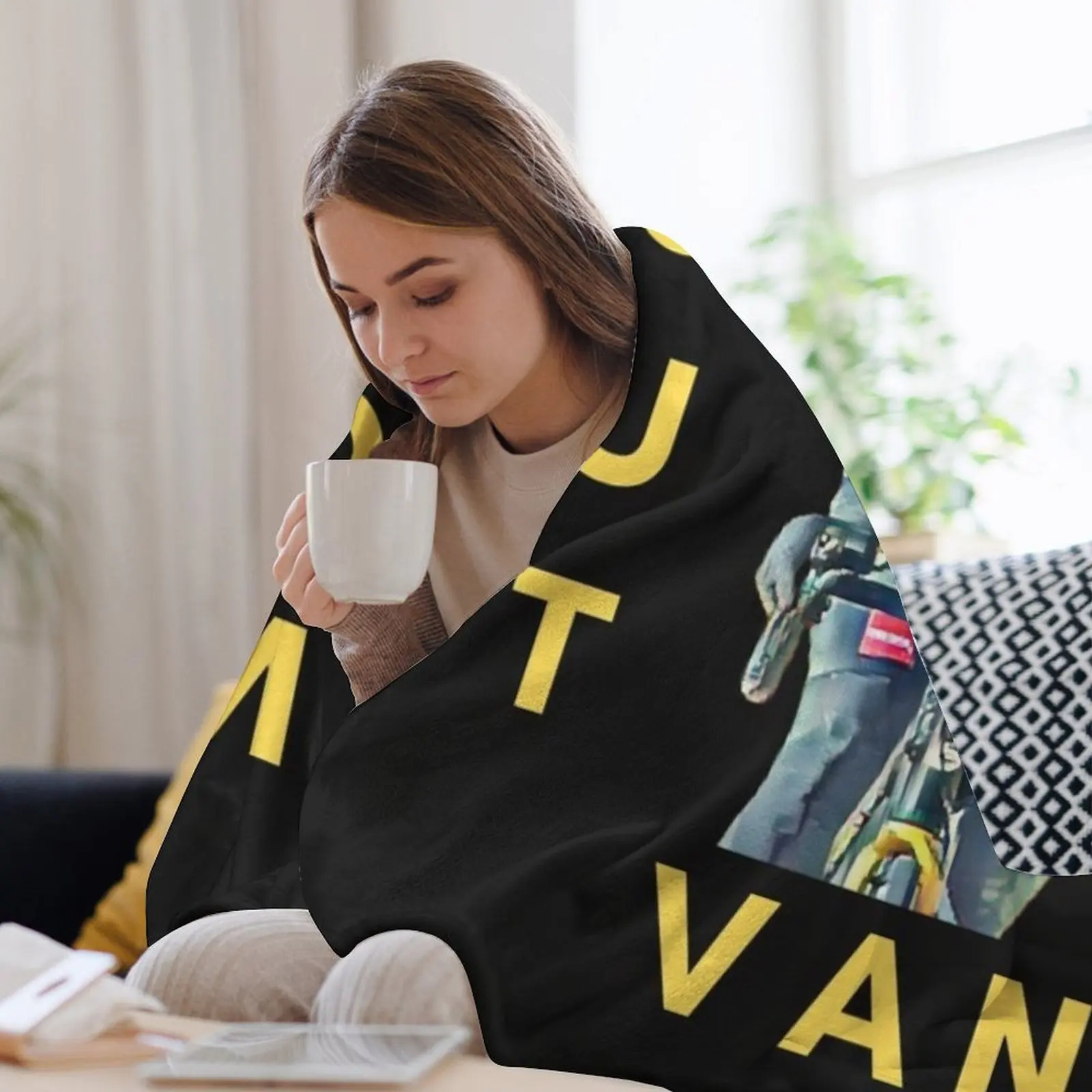 Фото Плед Wout Van Aert Essential, мягкий и теплый плед, подарок для дедушки и бабушки №3
