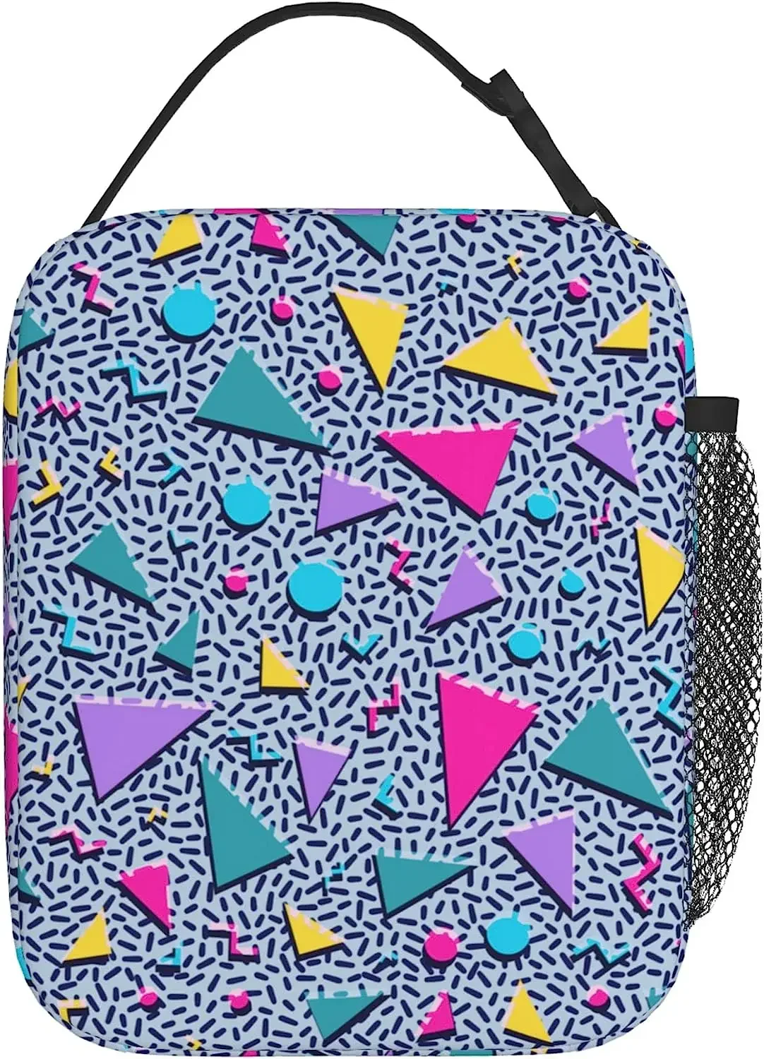 Изолированная сумка для обеда в стиле ретро 80S 90S герметичная многоразовая