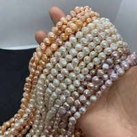 natural freshwater pearl horizontal hole two sided light beads 6 12mm charm fashion diy necklace earrings bracelet accessories