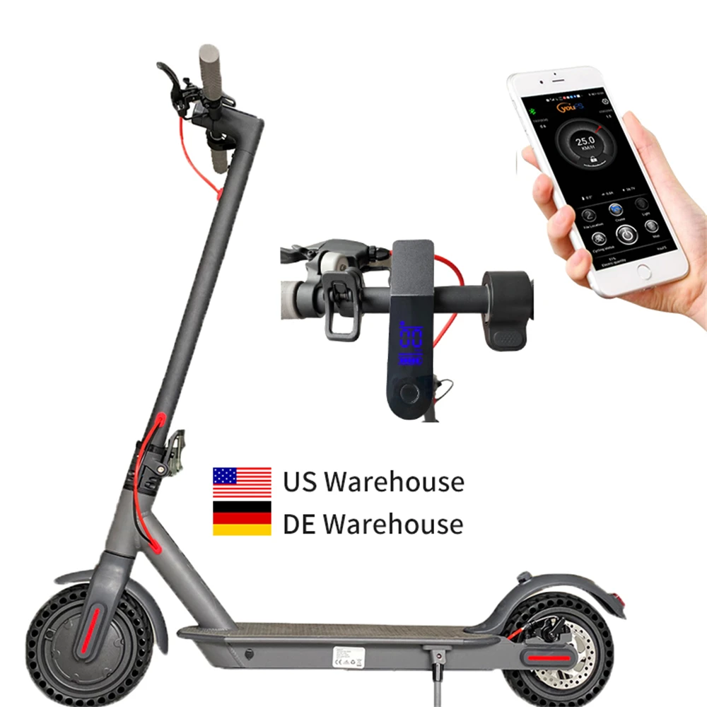 

D8 Pro Hot Selling Foldable e-scooter Fast Speed Smart 350W 36V Electronic Scooters Rechargeable 18650 Li Batteries