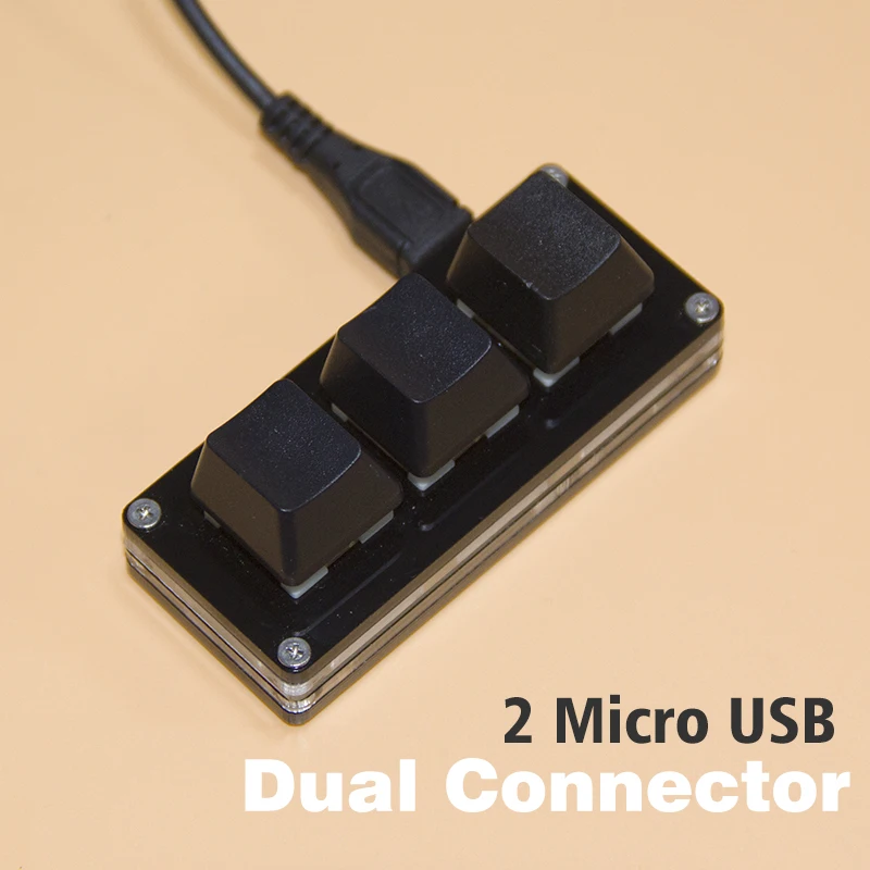 RGB SimPad OSU 2 клавиши макропрограммирование RGB мини переключатель игровая пользовательская красная клавиатура игровые чертежные клавиши Mac Windows