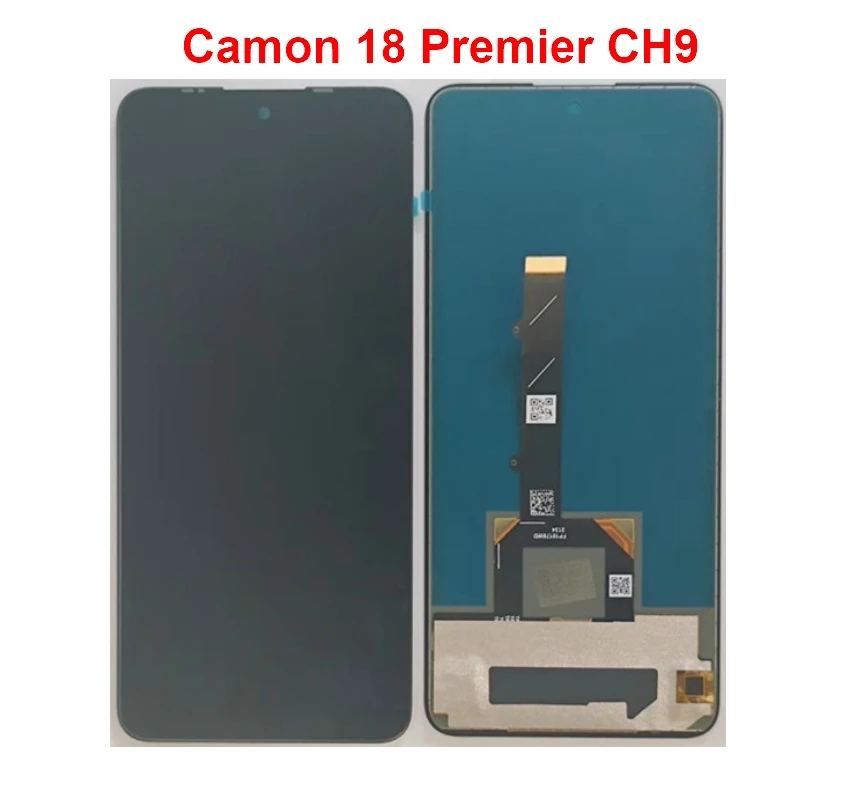 

ТЕСТ ОК черный цвет для Tecno Camon 18 Premier CH9 LCD дисплей кодирующий преобразователь сенсорного экрана в сборе