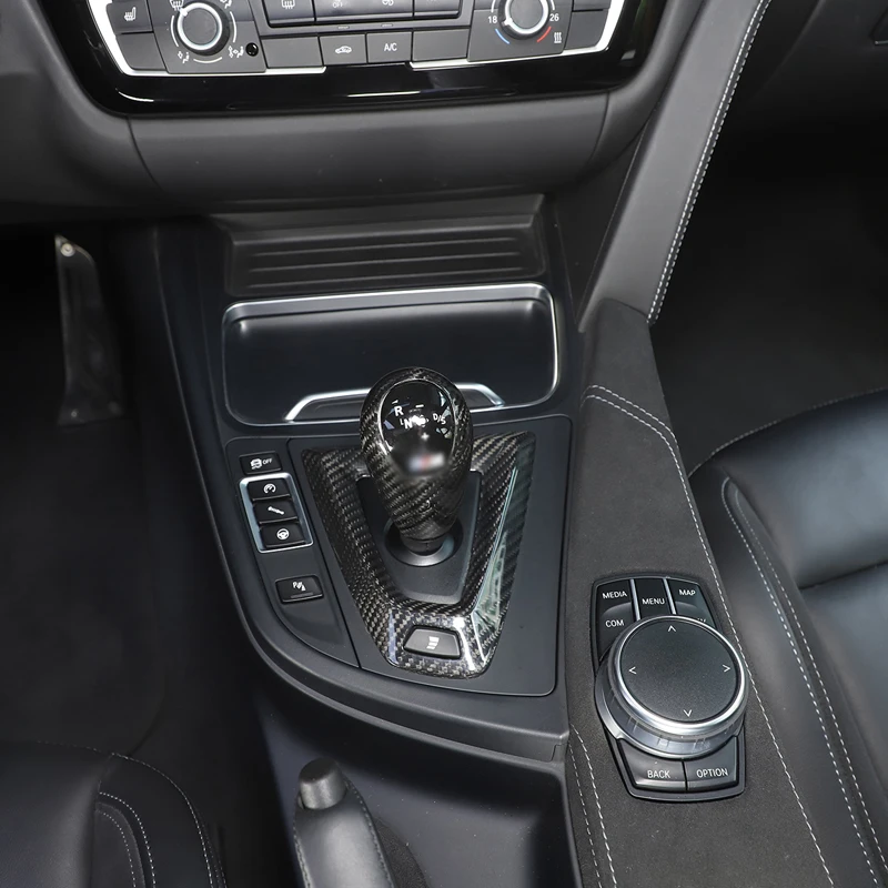 Для BMW M3 M4 F80 F82 F83 2014-2018 из настоящего углеродного волокна салон автомобиля рамка