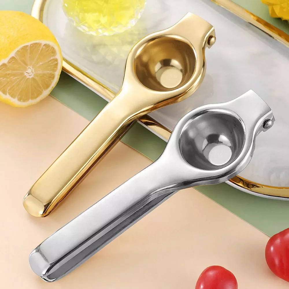 

2022New Stainless Steel Lemon Fruits Squeezer Orange Hand Manual Juicer Kitchen Tools Lemon Juicer Orange Queezer Juice Fruit Pr