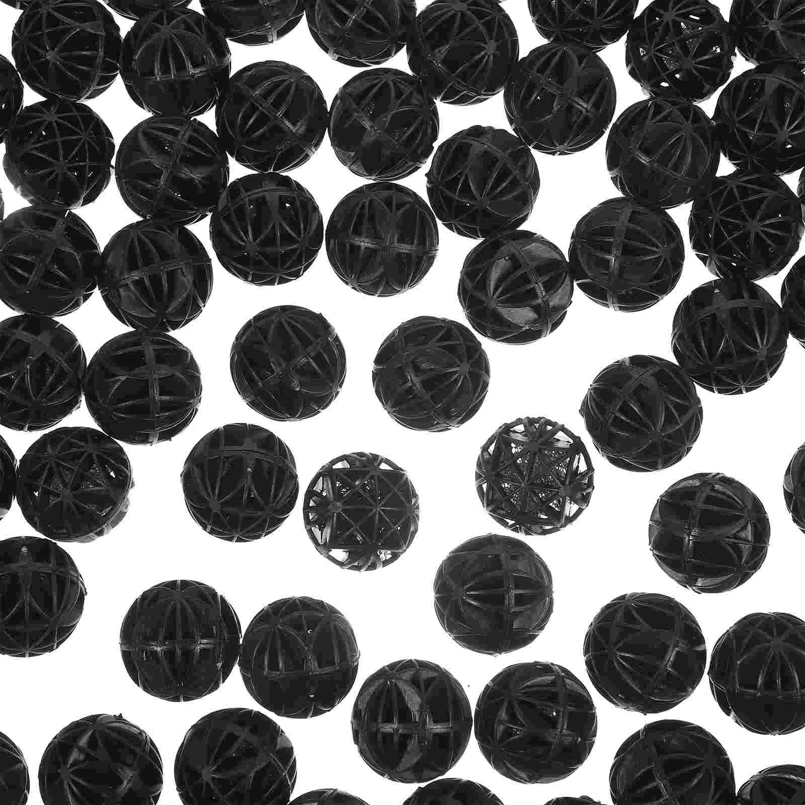 200 шт. 26 мм фильтр для аквариума биошарики очистки фильтрации (26 черные)