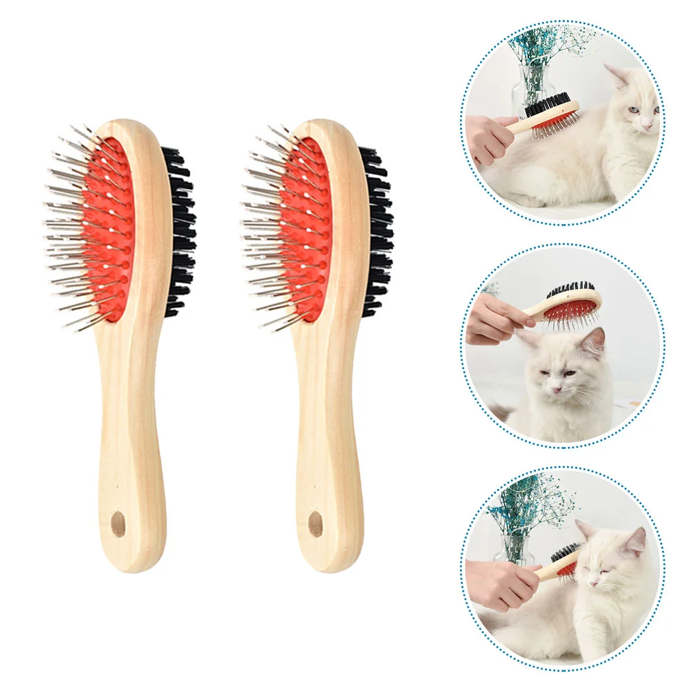 

Comb Brush Pet Cat Dog Hair Grooming Removal Body Remover Puppy Shed Shedding Lint Bath Washing Fur Massage