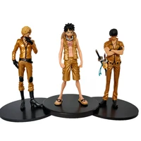 anime statue one piece monkey d luffy vinsmoke sanji roronoa zoro hot action figure collection model decorations doll gift