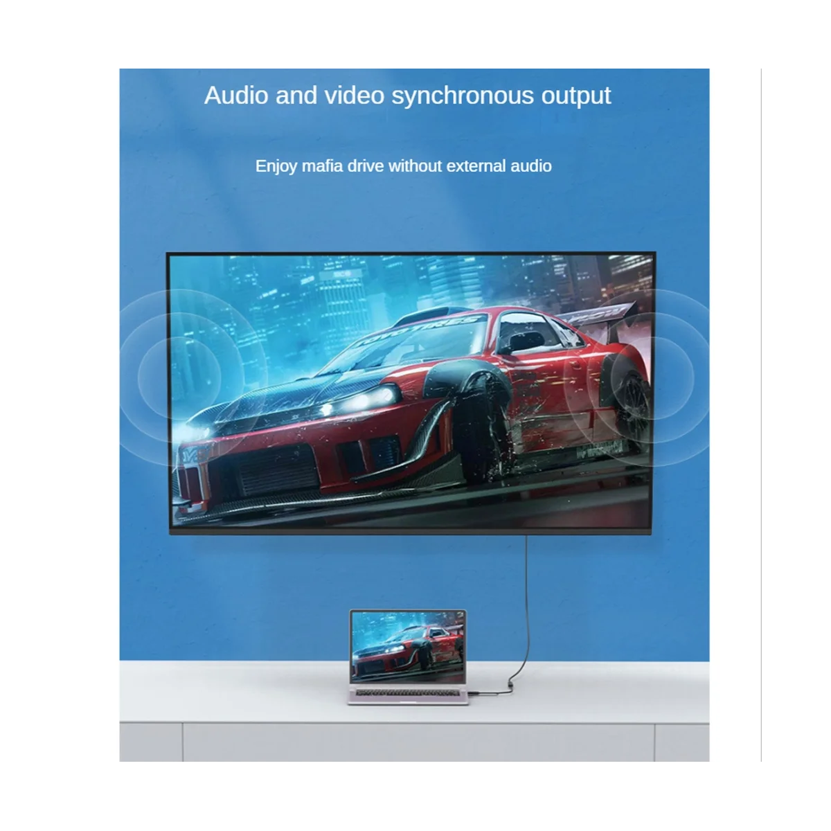 Кабель-преобразователь 4K @ 60Hz HDMI-совместимый к DP