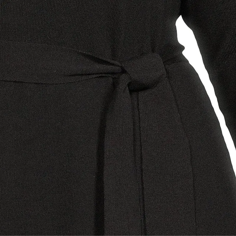 

Шикарное женское фотоплатье с мягким рифленым подолом с оборками-зимнее платье с длинным рукавом и круглым вырезом для любого