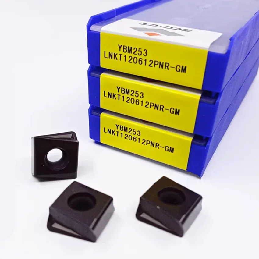 LNKT120612PNR-GM YBM253/LNKT120612PNR-GM YBC302/LNKT120612PNR-GM YBD252 ZCC.CT CNC carbide inserts 10pcs/box