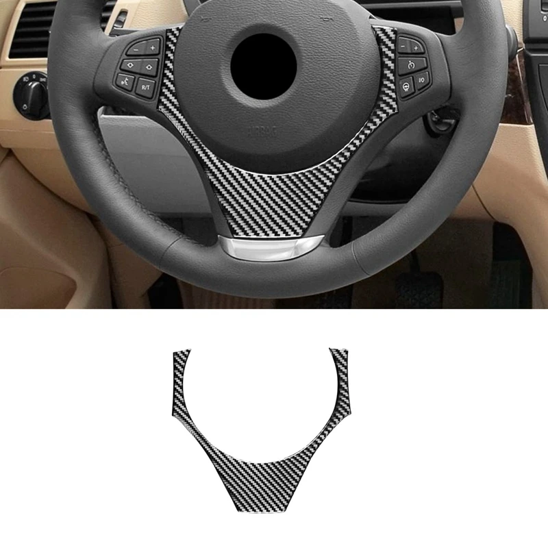 

Для BMW- X3 E83 2006-2010 панель рулевого колеса из углеродного волокна декоративная крышка отделка стикер аксессуары
