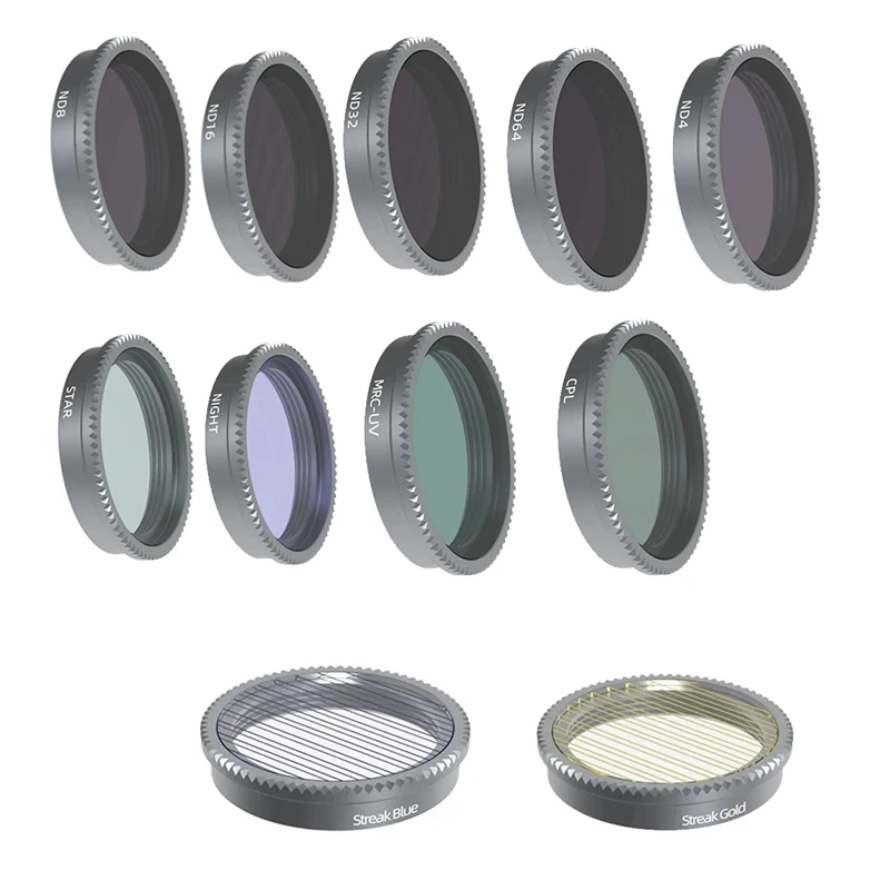Фильтры для объектива Insta360 Go 2/3 ND8 ND16 ND32 ND64 MCUV CPL Night STAR Фильтр спортивной камеры GO2