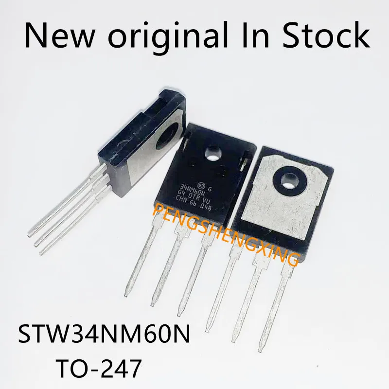 

5PCS/lot 34NM60N STW34NM60N TO-247 600V 29A Spot hot sale quality 100%
