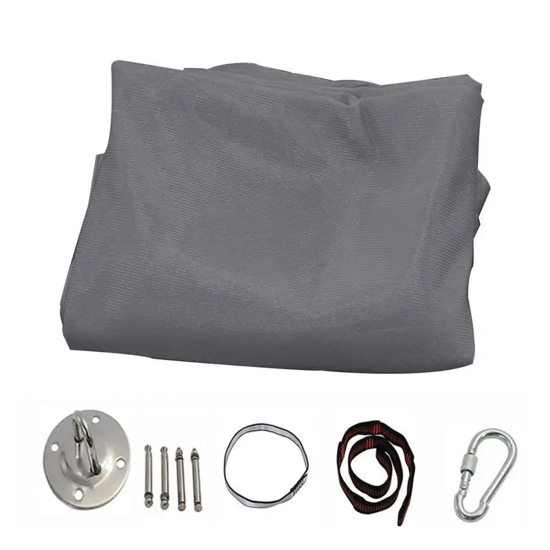 

Full Set Flying-Aerial Yoga Hammock Fabric Swing Latest Multifunction Anti-gravity Yoga Belts For Yoga Training Yoga For Sport