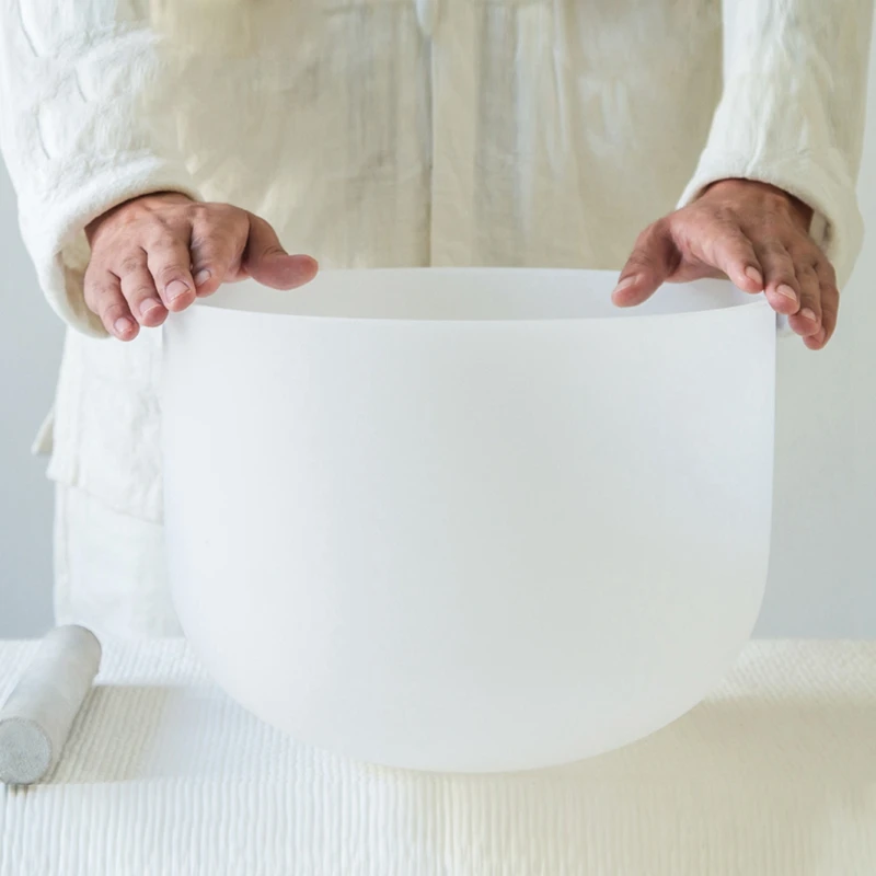 2 шт. 8-дюймовая нота идеальный звук чакра третьего глаза матовый кварц