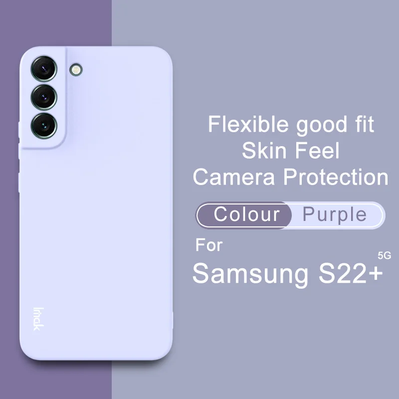 Imak Для Samsung Galaxy S22 + Plus 5G TPU чехол для телефона с защитой объектива камеры