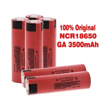 2022 100 new 18650 battery ncr18650ga 30a discharge 3 7v 3500mah 18650 rechargeable battery for toy flashlight lithium battery