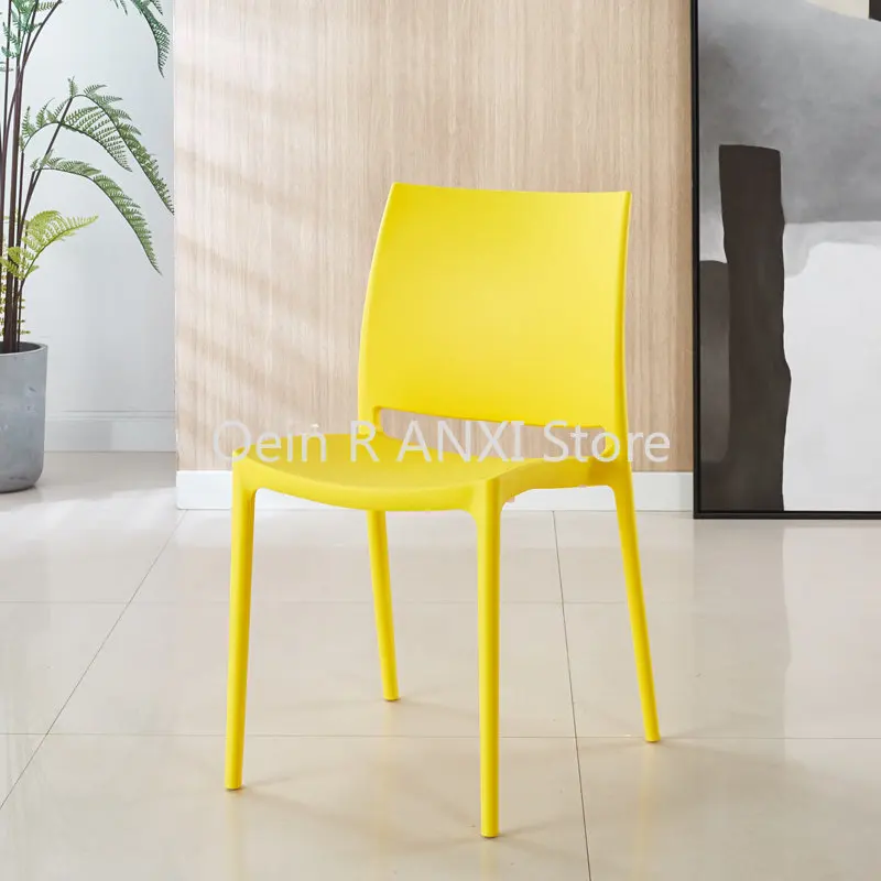 

Modern Makeup Office Living Room Chairs Nordic Ergonomic Salon Dining Chair Party Plastic Sedie Da Soggiorno Home Furniture WKYZ