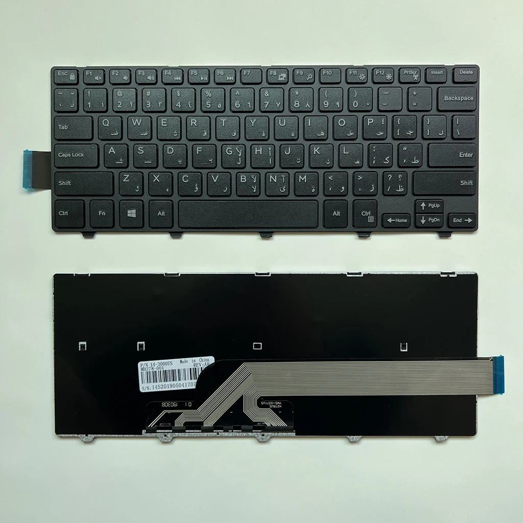 

5447 Arabic Keyboard For Dell Inspiron 14 3000 3441 3442 5442 5445 5447 5448 5451 14 7000 7447 Latitude 3450 3460 3470 3480