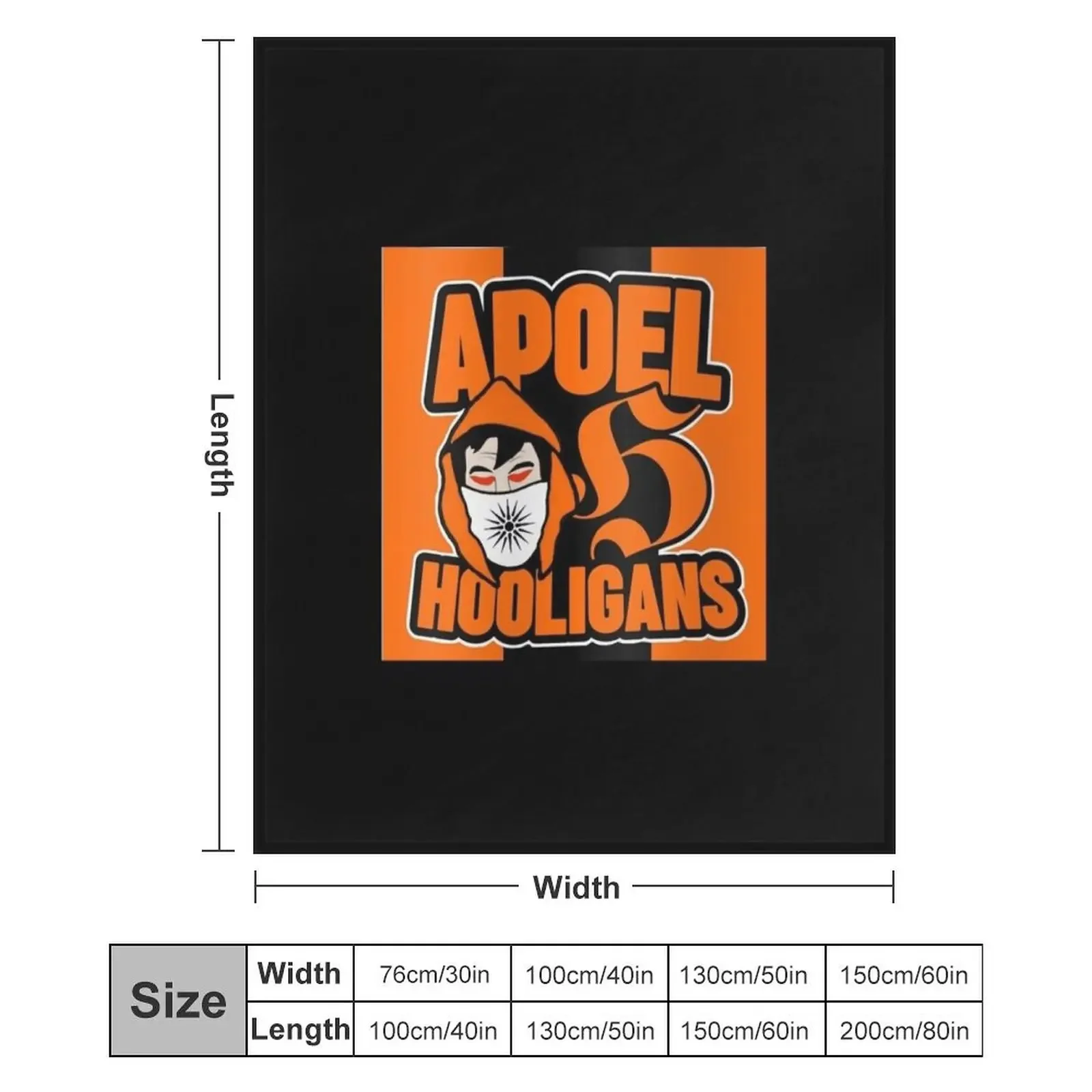 Apoel Nicosia Football Club Фланелевое одеяло