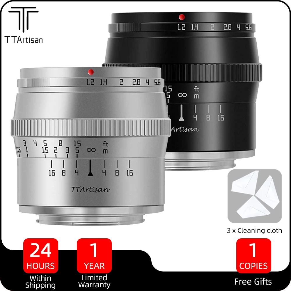 

TTArtisan 17mm 35mm f1.4 23mm 50mm f1.2 f0.95 APS-C Large Aperture Manual Focus Prime Lens for Nikon Z Mount Camera Z5 Z6 Z7II