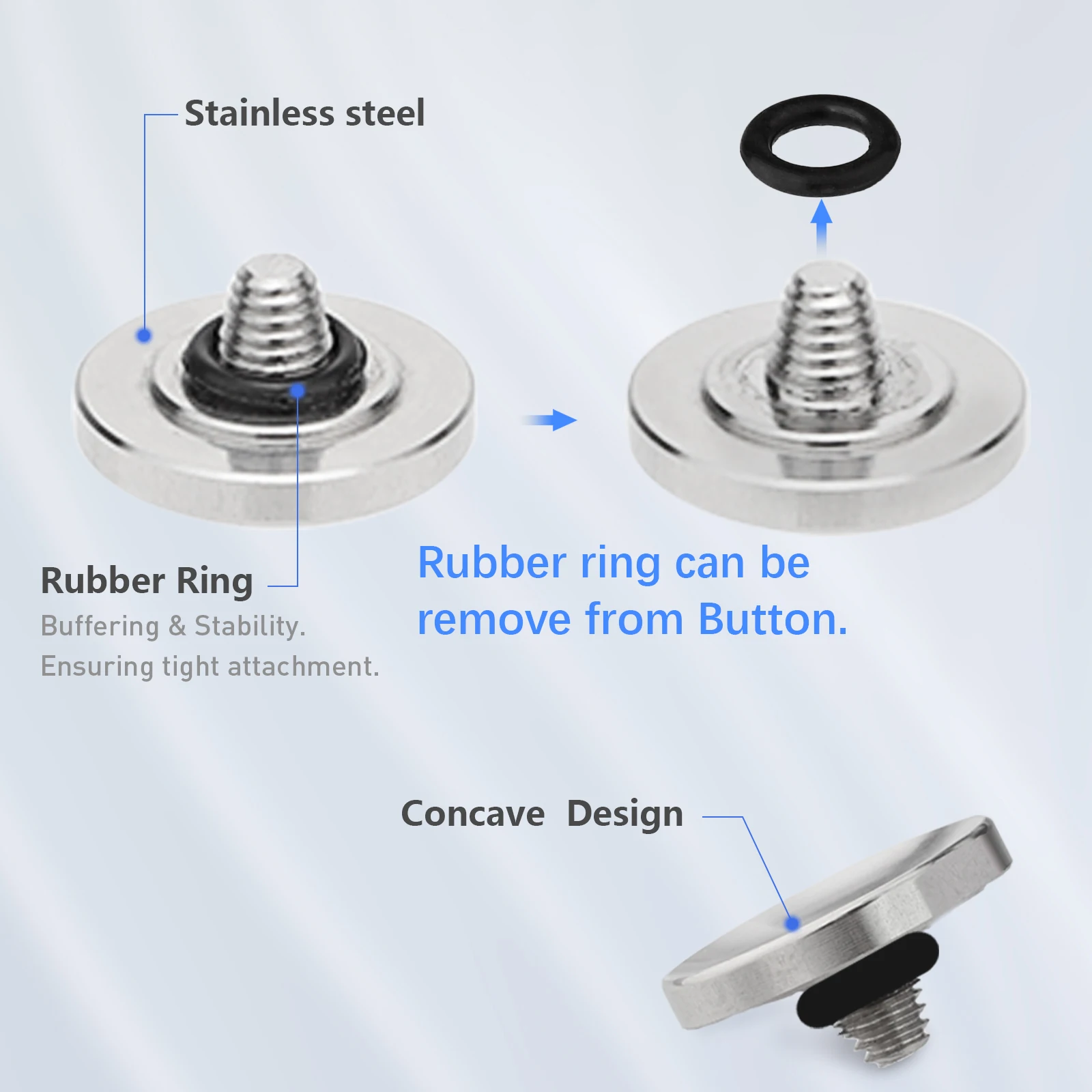Изысканная металлическая вогнутая кнопка спуска затвора для Fujifilm X100VI X100V X-T5 X-T4 X-T3