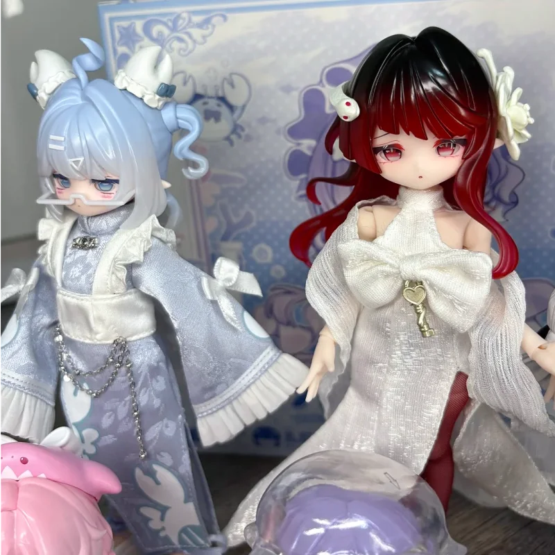Фото Лидер продаж Come4free Minty 1/8 Bjd Mi Tian Ocean Gemstone Series слепая коробка шарнирная фигурка шарнирная кукла игрушка подарок для девочки №5