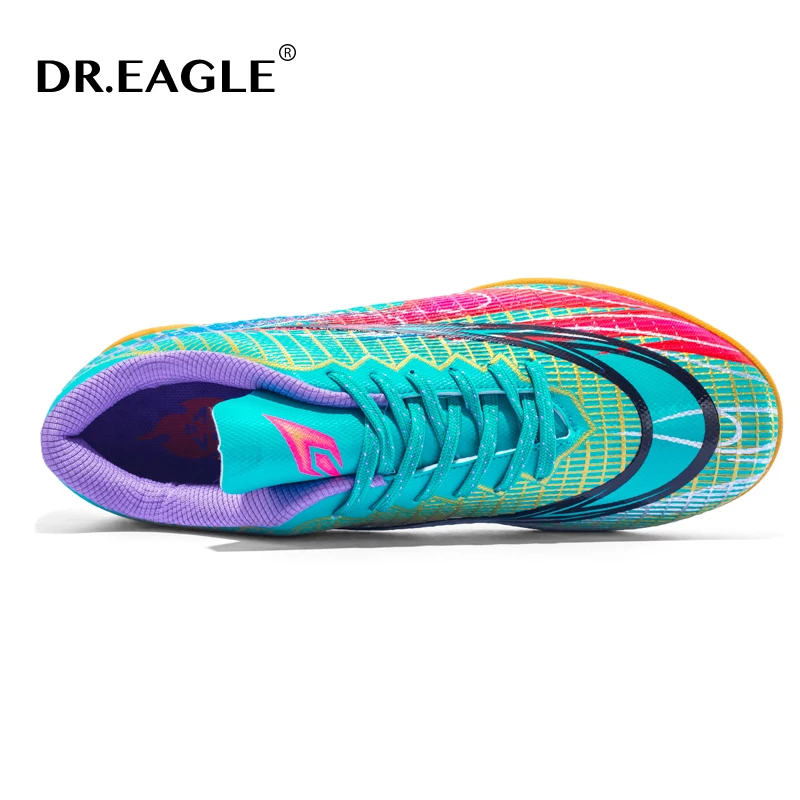 DR.EAGLE Football Boots Breathable Outdoor Lightweight Non-Slip Training Soccer Shoes Unisex Ankle Boots Chaussures De Football