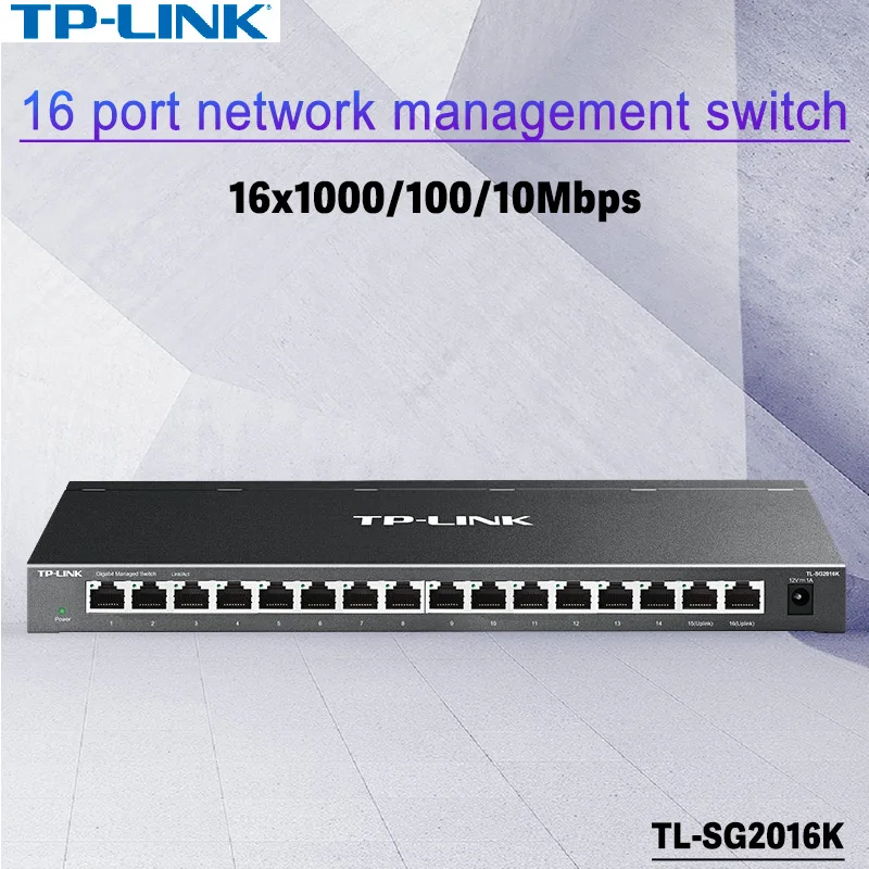   TP - LINK 16   Rj45  10 / 100 / 1000Mbps Web  VLAN  QoS Ethernet  antminer