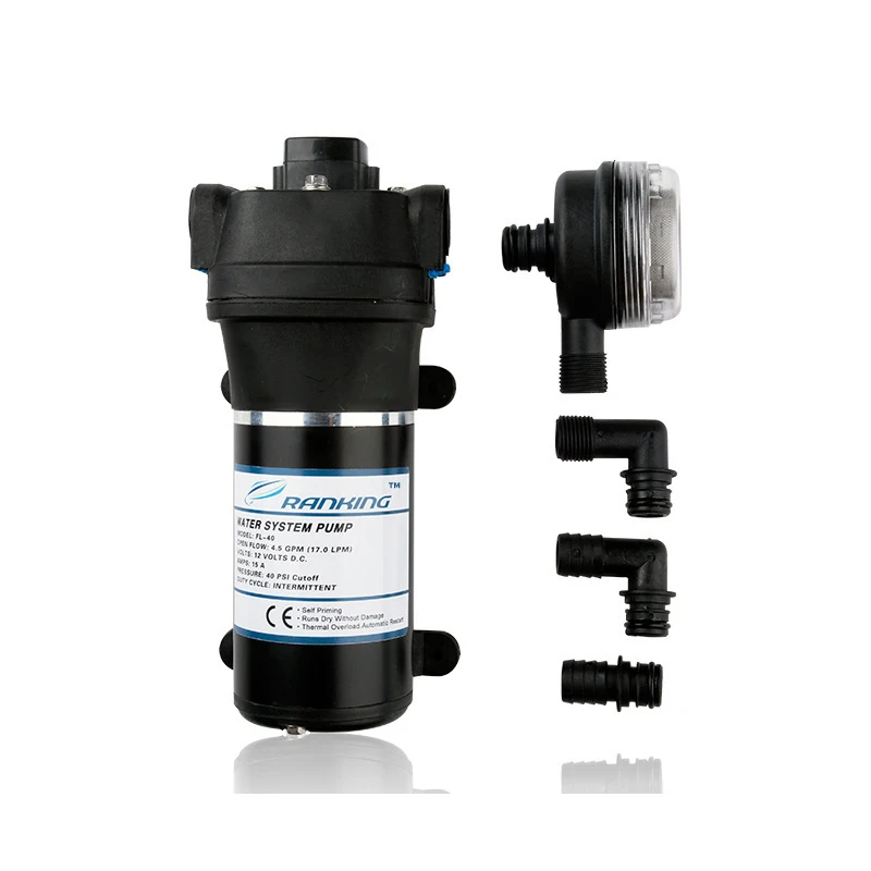 1 шт. FL-40 DC 17л/мин 40psi 12В водяной насос микро мембранный отлично подходит для