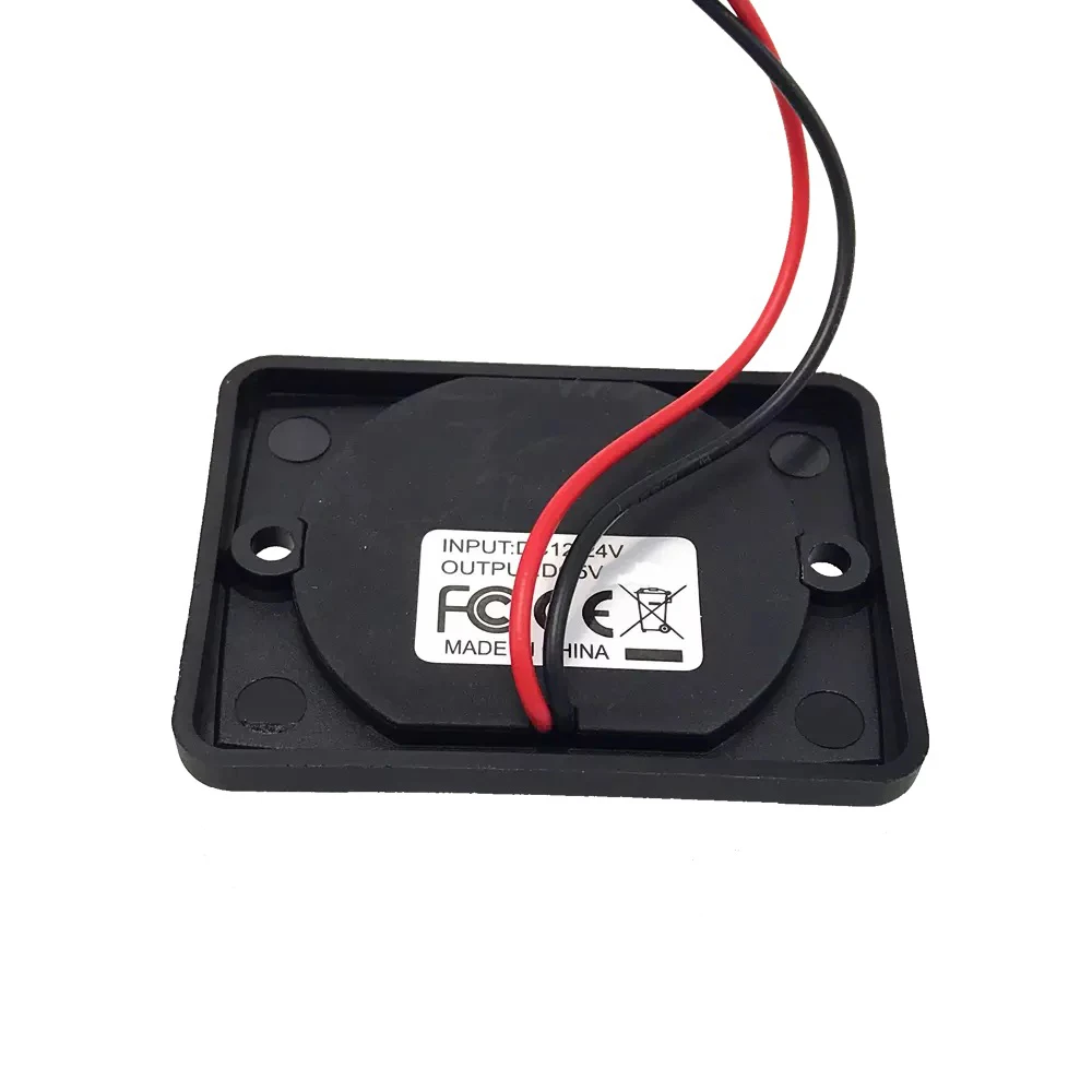 Быстрое зарядное устройство QC 3 0 с двумя USB-портами 36 Вт водонепроницаемое 12 В/24 В