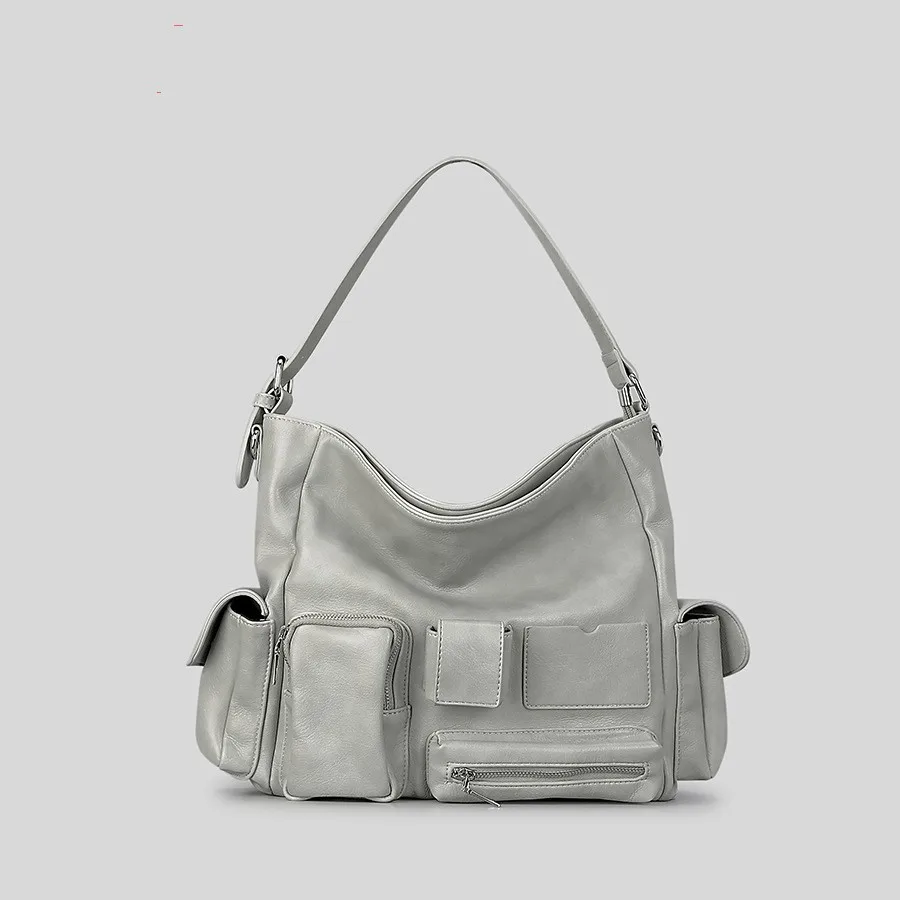 

Fashion Multipockets Purses and Handbag For Women Casual PU Leather Tote Bag Luxury Shoulder Bag High Quality Large Capacity Bag