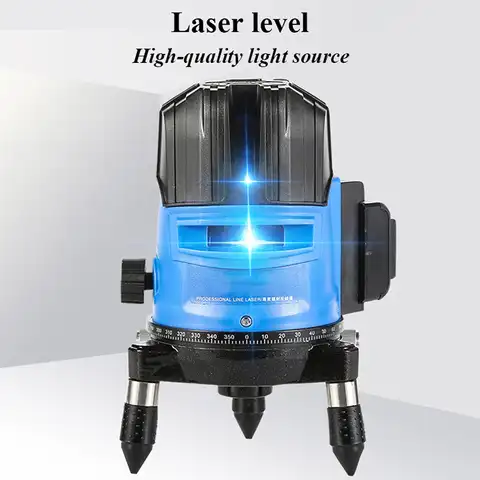 Синий тип лазерный нивелир инструменты для стройки уровень строительный лазерная указка мощная Оптические инструменты Строительные инстр...