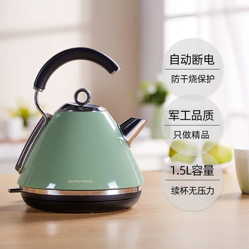 Электрический чайник MORPHY RICHARDS 220 В с автоматическим подогревом из нержавеющей