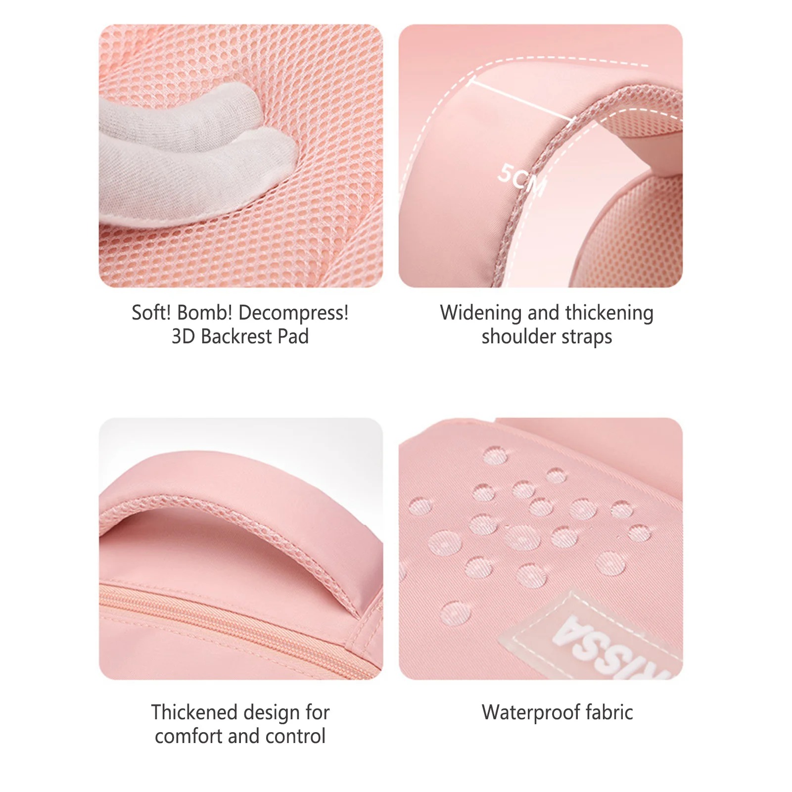 Новый милый вместительный рюкзак из ткани Оксфорд для девочек портативная